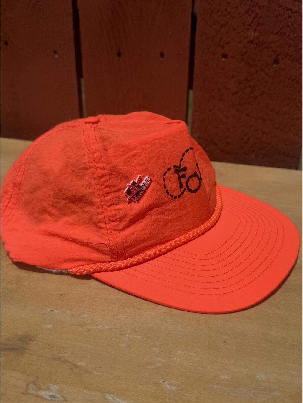 Vintage Fore Golf Neon Nylon Strapback Cap - Picture 3 of 5